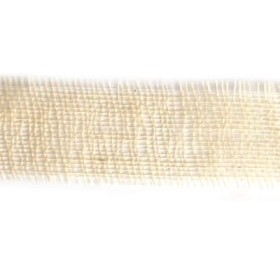 Juteband 40mm/1m, weiss