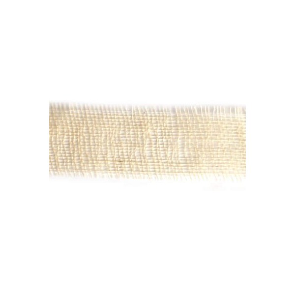 Jute 40mm/1m, blanc