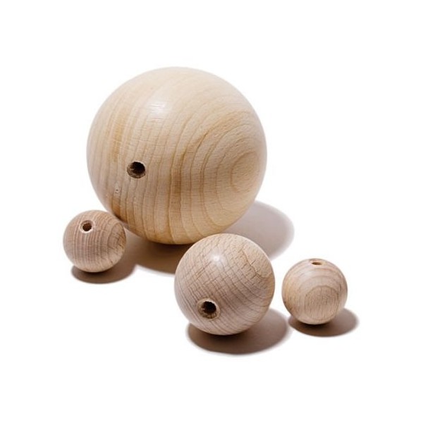 Wooden bowls 10mm, drilled