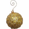 Strass-Weihn. Kugel Ø6cm gold