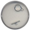 Fermoir bâtonnet , couleur argent