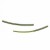 Catch, nickel-free, 1mm, colour gold
