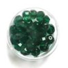 Graphic beads 8mm, green, +/-25 pces