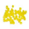 Bolas facetadas amarillo, 6mm, +/-28 pces