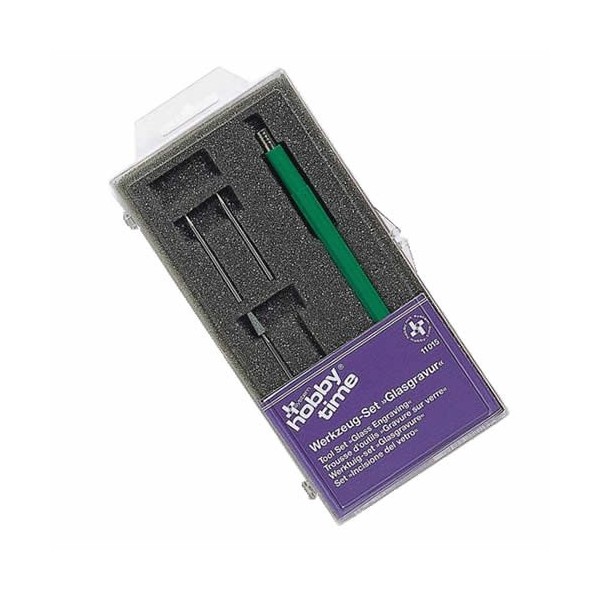 Trousse d'outils pour gravure sur verre