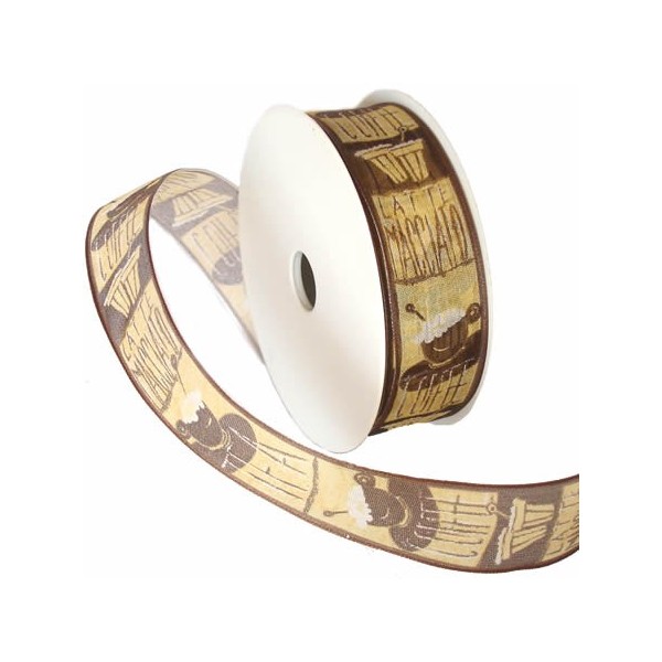 Ribbon Cappuccino 25mm/1m