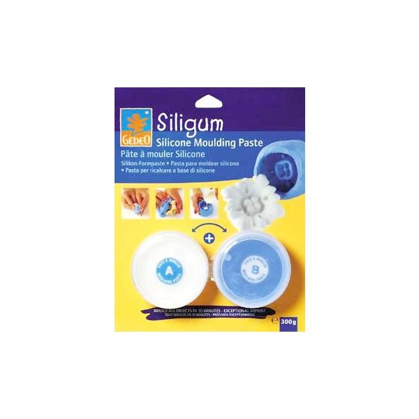 Gedeo - Pâte à mouler silicone Siligum, 300g