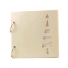 Mini Holz-Album Tanne, 15x15cm