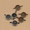 Brads for strass 8mm, 6 pcs