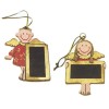 Anges avec tableau, 7.5cm, 2 pces