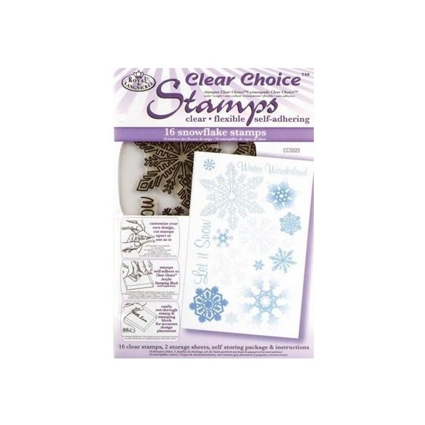Clear stamps, snowflakes