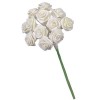 12 Bunches of 12 small roses, white 1.5cm