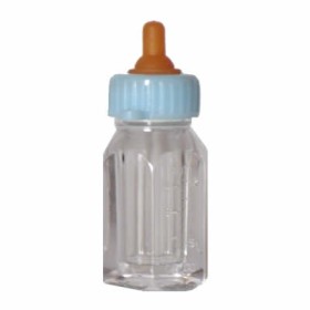 Baby's bottles, blue, 4,5cm, 24 pcs