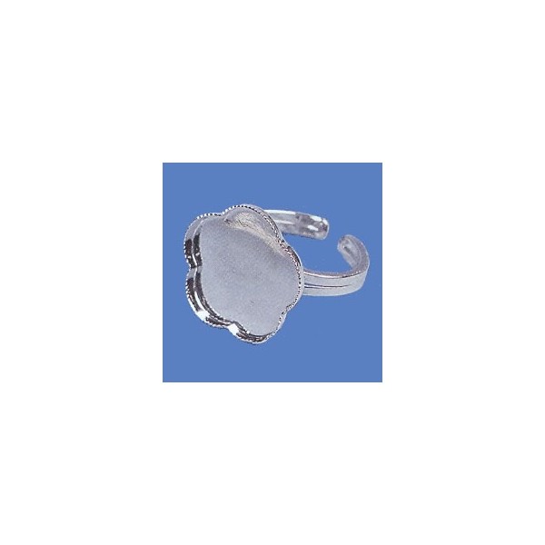 Bague fleur 1.8cm, sans nickel