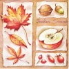 Small Napkin apple/walnut, 1 pce