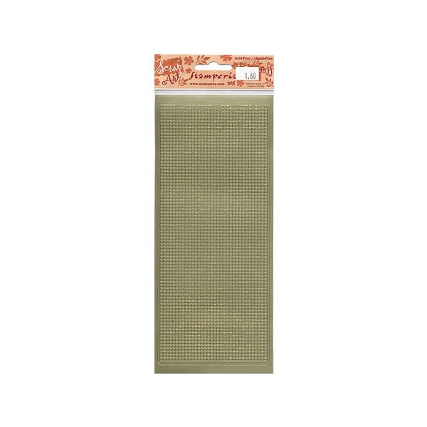 Autocollant peel-off grille or