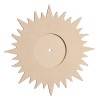 MDF Clock Sun, 30x31cm