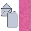 Set 7 sobres y tarjetas, pink