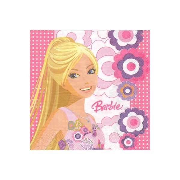 Servilleta Barbie, 1 unidad