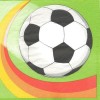 Serviette ballon de foot, 1 pièce