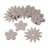 Pappformen Blumen, 15 Stk
