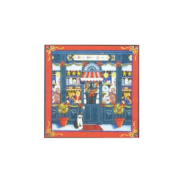 Serviette magasin de Noël, 1 pièce