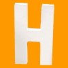 Carboard letter 20.5cm H