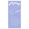 Plantilla Fantasy Flowers 15x30cm