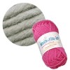 Machine felting wool, grey