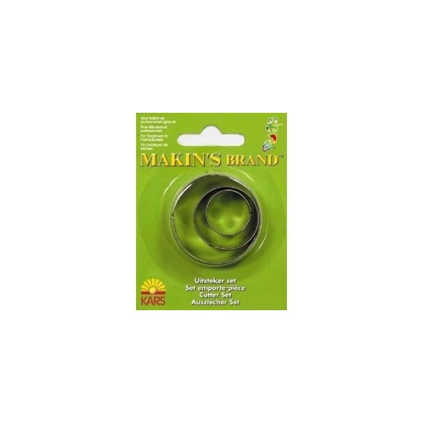 Makin's - Set emporte-pièce cercles, 3 pièces