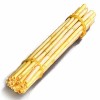 Wooden sticks, 40cm, yellow, 5 pcs