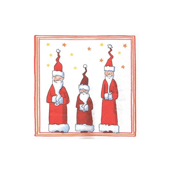 Napkin 3 Santa Claus, 1 piece