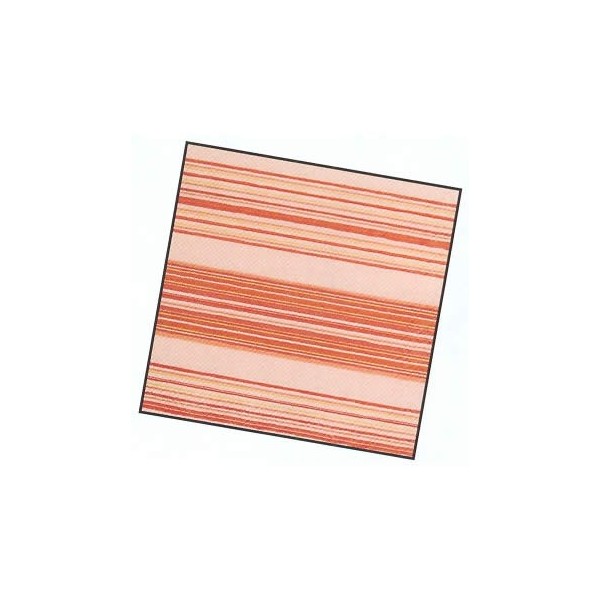 Serviette rote Streifen 1 Stk