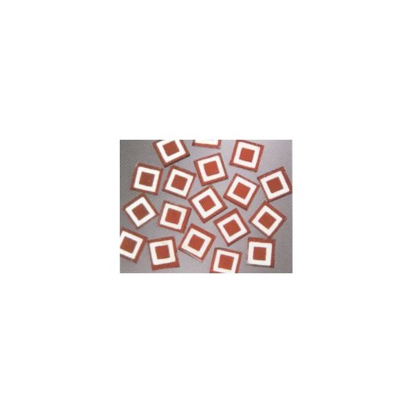 Matrix Mosaic, rot, quadrat, 10x10x2mm