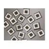 Matrix Mosaic, schwarz, quadrat, 10x10x2mm