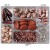 Fantasy beads brown/winered