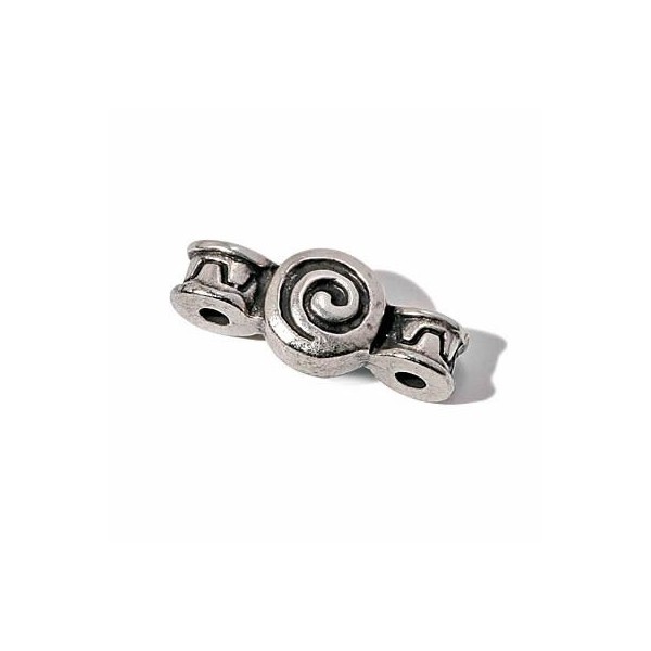 Escargot avec deux trous, 9x23mm, 2 pièces