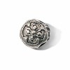 Flat flower, nickel free, 12x9mm, 2 pcs