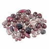 Glass bead mix, lilac, 100g