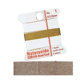 Naturseide 0.35mm/2m, rosa