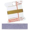Natural silk thread, 0.35mm/2m, lilac