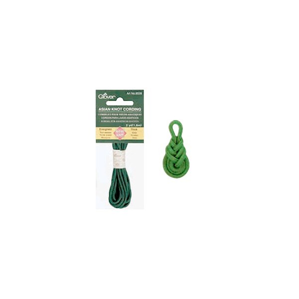 Cordelette pour noeuds asiatiques, 1.8m/2.5mm, vert
