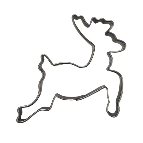 Clay cutter reindeer, 8x8cm