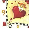 Napkin angels and heart, 1 piece