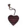 Wooden heart dark 5cm