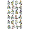 Stickers Snowmen, 1 sheet