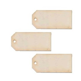 Artemio wooden tags, 3 pcs