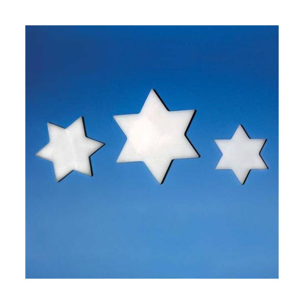 Mould for decorative stars, flat