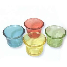 Candle jar, Ø5cm, green