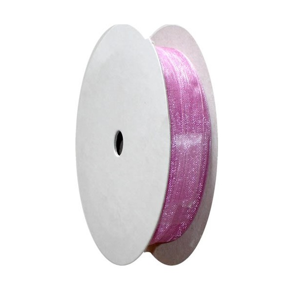 Organza ribbon 8mm/5m, pink